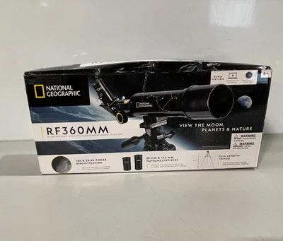 National Geographic Mount Telescope Moon Planet Nature Viewing RF360MM - Image 1 of 2