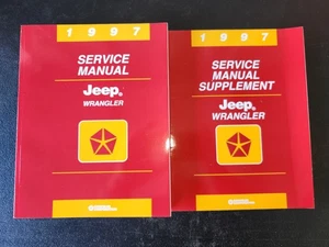 1997 Jeep Wrangler Service Manual Original + 1 Supplement - Picture 1 of 1