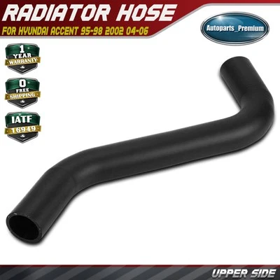 Upper Radiator Hose for Hyundai Accent 1995-1998 2002 2004-2006 L4 1.5L L4 1.6L - Image 1 of 4