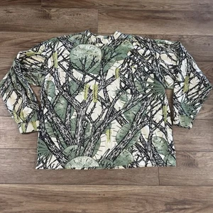 RARE Vintage Cactuflage Camo Hunting Long Sleeve AOP - Picture 1 of 9