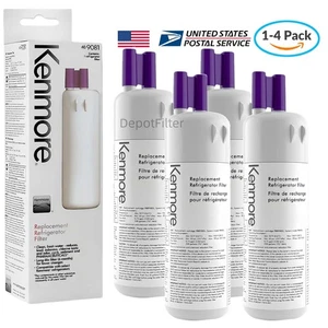 NEW 4-Pack Kenmore 9081 Replacement Refrigerator Water Filter 46-9081 46-9930 - Picture 1 of 11