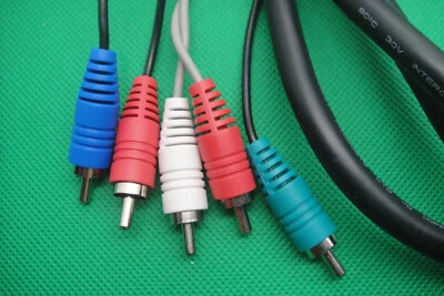 DTV Direct TV 10 Pin Component Cable 10 pin Audio Video Red/Blue/Green/Red/White - Image 1 of 4