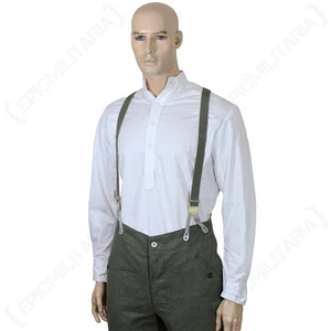 CAMISA BLANCA DE OFICIAL DEL EJÉRCITO ALEMÁN HEMDEN Algodón - Todos los Tamaños Reproducción Segunda Guerra Mundial - Imagen 1 de 1