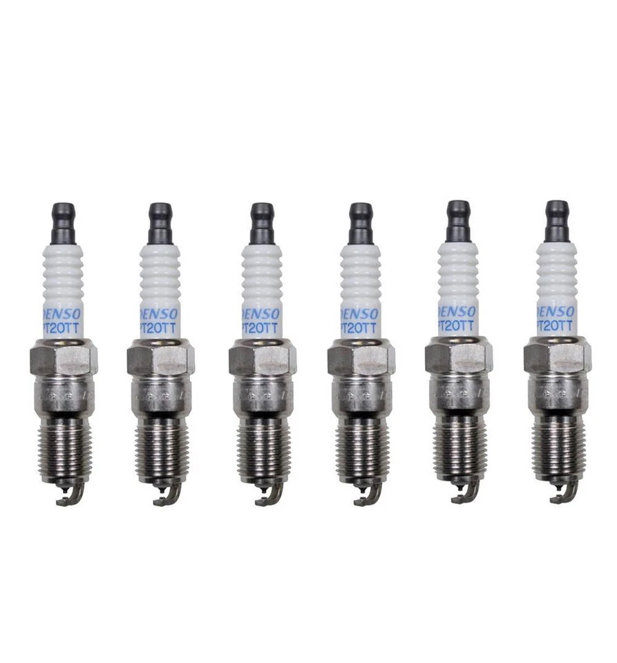 Juego de 6 bujías Denso Platinum TT hueco 0,040 para Jaguar XJ12 XJS 5,3 V12 Foto 1 de 1