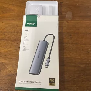 Ugreen 6-in-1 Type C to HDMI +USB 3.0*3 + SD/TF Converter - Picture 1 of 4