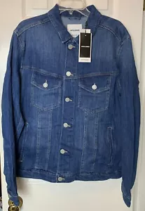Jack & Jones Herren Alvin Denim Trucker Jeansjacke blau XL extra groß brandneu - Bild 1 von 9