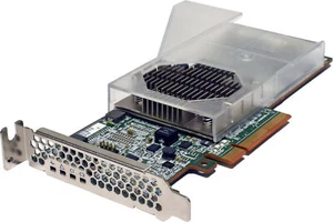 HP H240 Dual-Port 12Gb/s PCIe x8 SAS RAID Controller 726907-B21 779134-001 LP - Bild 1 von 6
