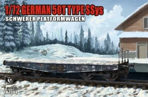 T-MODELLO TK7304 1/72 tedesco 50T tipo Ssys Schwerer platormwagen - Foto 1 di 16