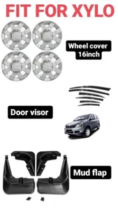Fit For Xylo Universal Combo Kit With Wheel cover 16 inch ,Door Visor, Mudflap - Picture 1 of 4