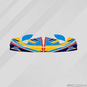 2016 FA ALONSO M4 STIL NASE KEGEL AUFKLEBER KIT - KARTING - JakeDesigns - Bild 1 von 1