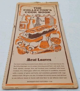 Women's Day Kitchen Collector's Cook Book Pamphlet 1966 Meat Loaves #116 - Imagen 1 de 4