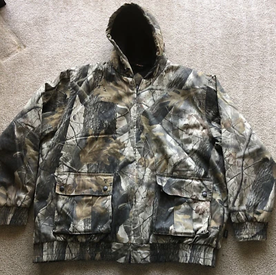 Outfitters Ridge Real Tree Hardwoods Camo Winter Hunting Jacket Mens XL Realtree - Image 1 of 4