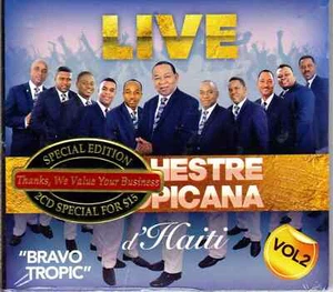 ORCHESTRE TROPICANA Live - BRAVO TROPIC - VOL.2 - Haitian CD - Imagen 1 de 2