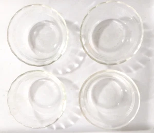 Juego de cuatro tazas transparentes de vidrio US GLASBAKE - Imagen 1 de 5