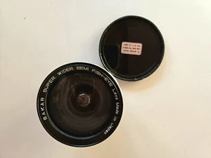 SAKAR SUPER WIDER SEMI FISH-EYE Lens with Black Leather Case Made in Japan  - Picture 1 of 21