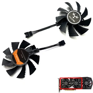 Ventilateur Refroidissement Carte Graphique pour Pièces Ventilateur Refroidisseur COLORE P106 GTX1060 1070 1080U - Photo 1/15