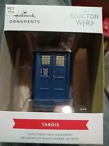 Hallmark Ornament Doctor Who Tardis Polizei Telefonzelle Box Telefon blau T22 - Bild 1 von 1