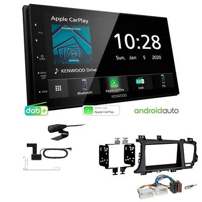 Kenwood Autoradio Apple CarPlay Android Auto DAB+ für KIA Optima ab 2012 schwarz - Bild 1 von 4