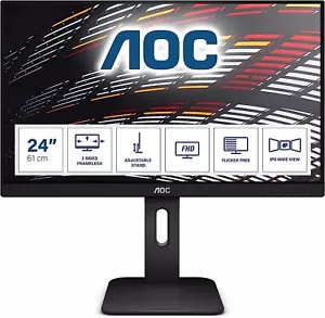 AOC X24P1 24" FHD Monitor 1920 x 1200p 60Hz IPS Desktop Monitor CL - Picture 1 of 5