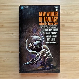 NEW WORLDS OF FANTASY #3 by Terry Carr Jorge Luis Borges Peter S Beagle 1971 - Picture 1 of 14