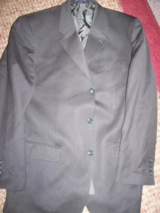 JONES NEW YORK designer BROWN mens 3 BTN suit jacket sz 40R 40 REGULAR ** - Picture 1 of 5