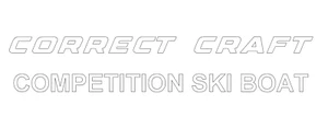 Correct Craft Competition Ski Boat Replacement Decal Vinyl Sticker - Picture 1 of 2