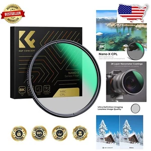 High-Performance 86mm Circular Polarizer - Scratch-Resistant & Easy to Use - Picture 1 of 10