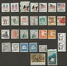 28 Used U.S. Stamps Precancels, Coils, Slogan Cancels, ?A? Series. 1973 to 1984