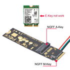 NFHK Wireless NGFF A/E-Key Adapter WiFi Card to M.2 NGFF Key-M NVME SSD