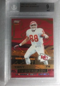 2000 Pacific Revolution #46 "TONY GONZALEZ" grade by Beckett 9 MINT - Picture 1 of 3