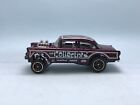 2024 Hot Wheels Basic Mainline # '55 Chevy Bel Air Gasser, gesponnen lose