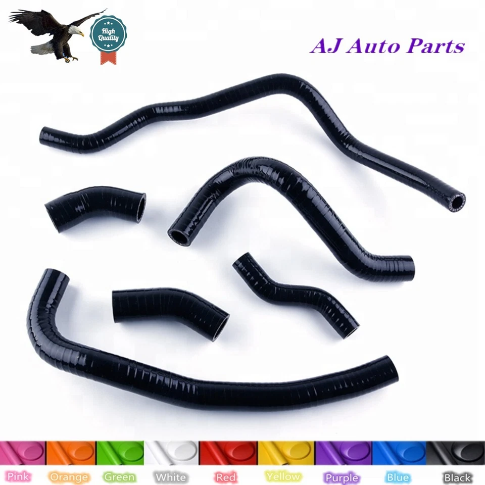 For YAMAHA Vmax 1200 VMX1200 1985-2007 Silicone Radiator Coolant Hose & Black - Изображение 1 из 4