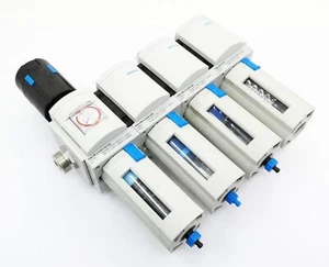 Festo MS6-LFR-1/2-D7-C-R-V-AS + MS6-LFM-1/2-B-R-V-DA + 536877 + 529679 -used- - Bild 1 von 5