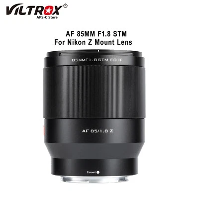 VILTROX 85mm F1.8 II Full-frame AF Lens Fr Nikon Z Mount  Z5 Z50 Z6 Z6II Z7II ﻿Z - Image 1 of 4