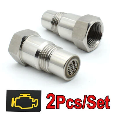 Oxygen O2 Lambda Sensor Spacer Adapter Plug Catalytic Converter Check Fix CEL X2 - Image 1 of 4