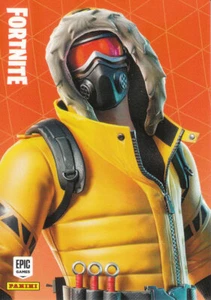 Fortnite Caution Skin tarjeta de colección #43 serie 2 traje inusual - Imagen 1 de 2