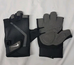 Nike Men's Extreme Fitness Gloves size L Black/Anthracite/White New without tags - Picture 1 of 7