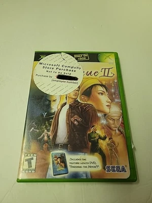 Microsoft Xbox Shenmue II con película probada y completa en caja original con manual  Foto 1 de 4
