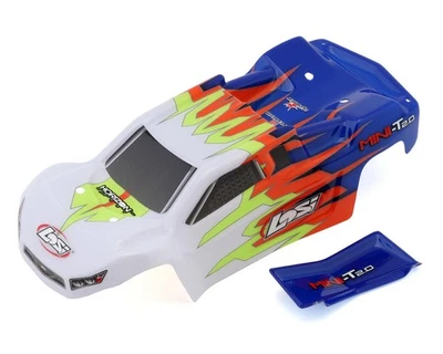 Losi Mini-T 2.0 Pre-Painted Body Set (Blue/White) [LOS210014] - Image 1 of 2