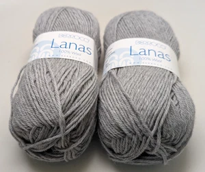 2 matassine abbinate - Berroco Lanas - 100% lana 100g/219 iarde - 95103 grigio giorno DS - Foto 1 di 2