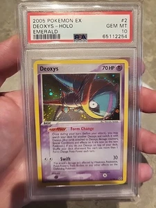 Pokemon Deoxys EX Emerald Holo Rare #2 PSA 10 GEM MINT - Picture 1 of 4