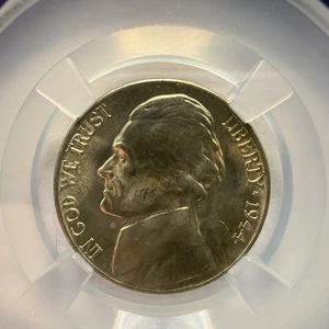 1944-D 5C Jefferson SILVER War Nickel NGC MS65 HIGH END TONING! Free Ship (US) - Picture 1 of 14