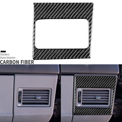 Quadro de saída de ventilação de ar co-piloto de fibra de carbono real para Chrysler Crossfire 2003-08 - Imagem 1 de 4