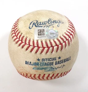 2021 Marlins @ Pirates Game-Used Baseball Ka' ai Tom/Trevor Rogers Single COA - Picture 1 of 3