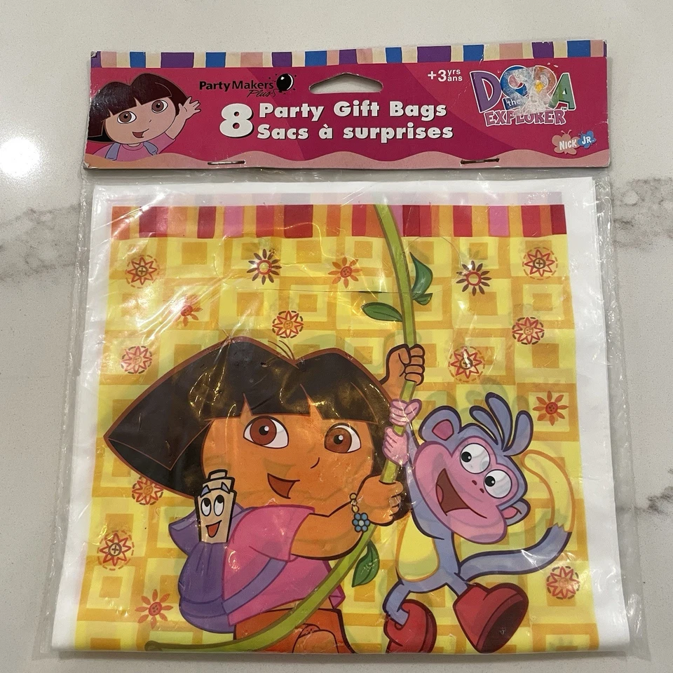 American Greetings Dora The Explorer 8 Party Gift Bags