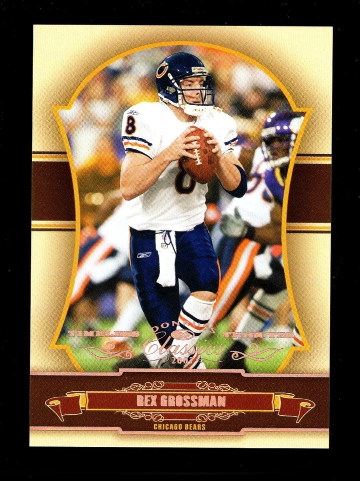 2007 DONRUSS CLASSICS TIMELESS TRIBUTES #19 REX GROSSMAN 61/100 BEARS - Image 1 of 1