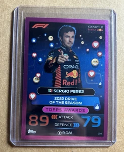 2023 Topps Turbo Attax Topps Awards Sergio Perez Pink #299 - Bild 1 von 1
