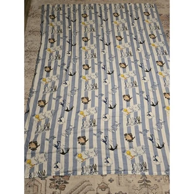 Folha plana vintage Looney Tunes 90 X 68 1996 Warner Bros Bugs Bunny Taz Daffy - Imagem 1 de 4