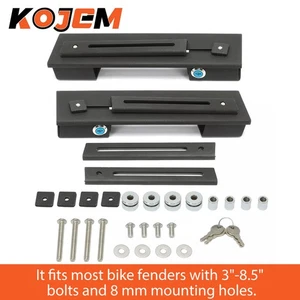 Hard Saddlebags Detachable Quick Release Mounting Brackets For Harley Davidson - Picture 1 of 8