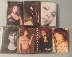 Mariah Carey 7 Cassette Lot. Music Box, Unplugged, Daydream, Emotions, Honey, - Picture 1 of 6